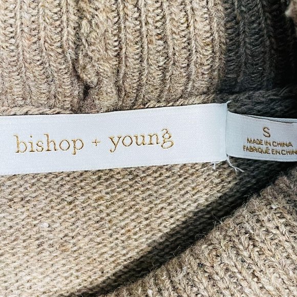 Bishop + Young Tan Cowl Neck Sweater - Picture 4 of 5